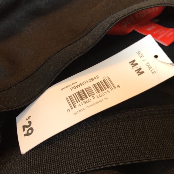 JoeFresh NWT Faux Silk Black Skirt - Picture 6 of 6